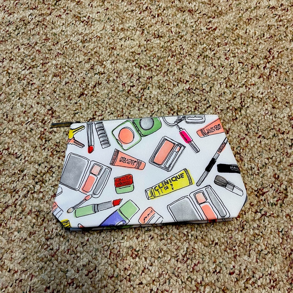 Clinique cosmetic bag NWT